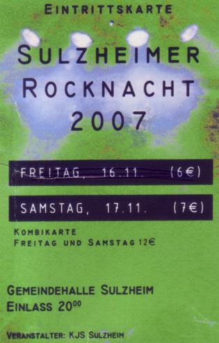 Rocknacht 2007 :: Sulzheim